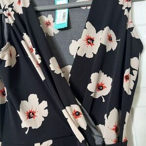 Kaileigh Seanna Faux Wrap Knit Dress